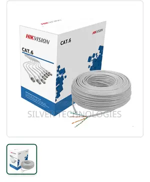 Hikvision Cat6 Cable 100% Cupper Utp Gray