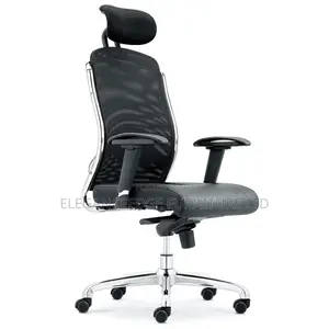 Mesh Ergonomic Office Chair With Lumber Support and Headrest