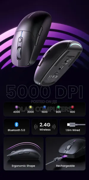 Ugreen 3 Modes Wireless Mouse