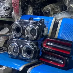Headlight and Backlight Dodge Challenger 2018 Model Set Very Neat One