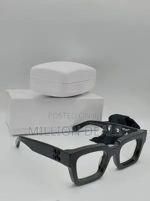 Frame Classic Square Men's Off-White Glasses