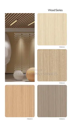 Metal Wood Veneer Panel