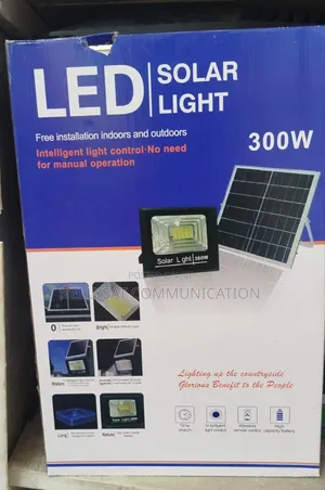 Solar Flood Light With Panel