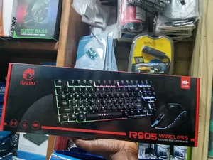 Raiku R905 Wireless Keyboard and Mouse Led Light-Emitting Gaming