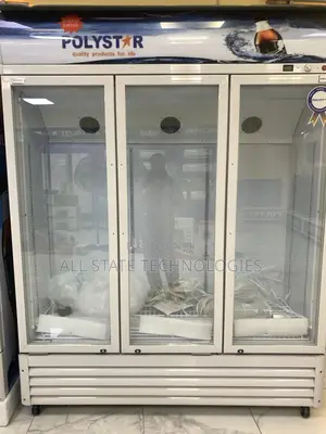 Polystar Commercial Glass Display Fridge – Three Doors
