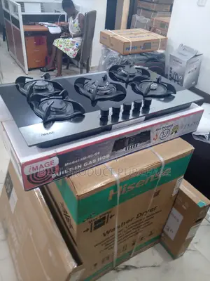 New Image Im-90-G6 Tempered Glass 5 Gas Burner Hob Nationwide Delivery