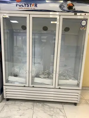 Polystar Large Capacity Triple Door Showcase Refrigerator