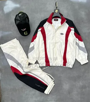 Premium Quality Luxury Cargo Tracksuits Well Banded Package