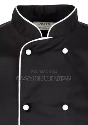 Black Chef Jackets Available(Male and Female)