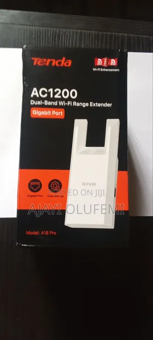 Tenda 5g Dual Band 1200 MBPS Wifi Extender.