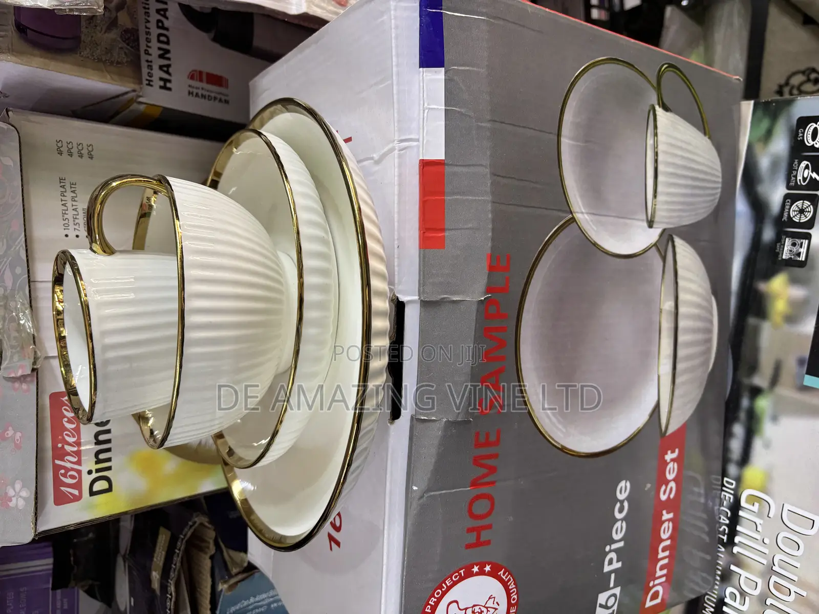 Golden Dinner Set