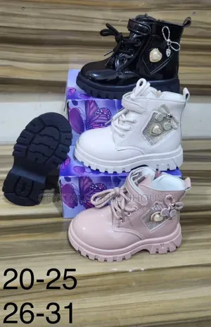 Boot for Cute Babies From Size 20 to 30. Colours Are Pink Cream Black