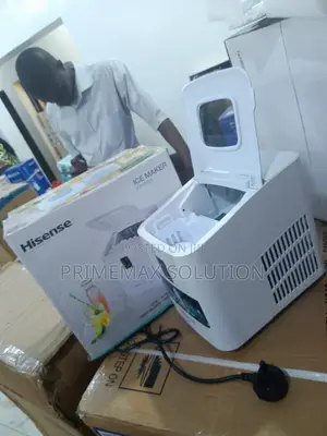 Hisense Bullet-Shaped Ice Maker 12kg With Viewing Window