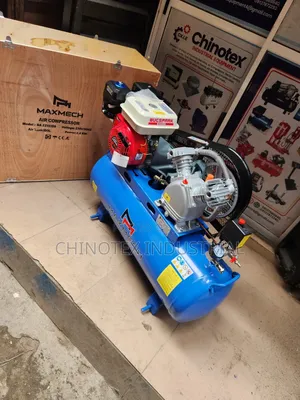 100l Air Compressor Machine, With 6.5hp Petrol Engine
