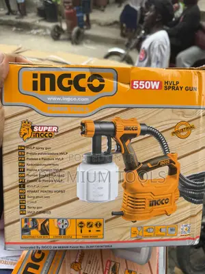 Ingco 550w HVLP (High Volume Low Pressure) Electric Paint Spray Gun
