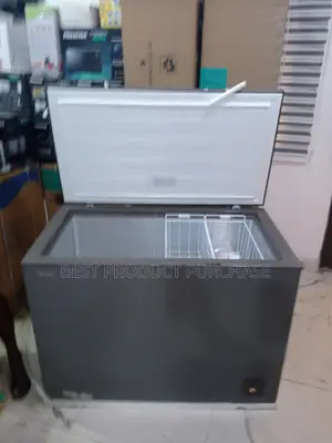 Brand New Hisense Fc-340sh 250 Liters Silver Deep Freezer