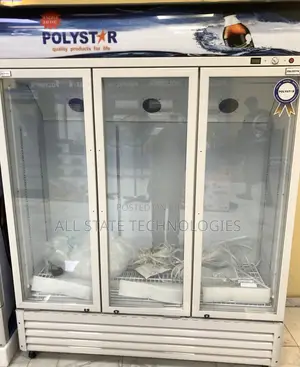 Polystar Triple Door Refrigeration Unit With Glass Doors