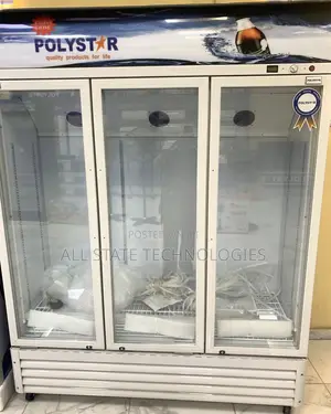 Polystar Commercial Display Fridge, Triple Door Setup
