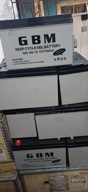 G B M Deep Cycle Gel Battery 100ah/12v