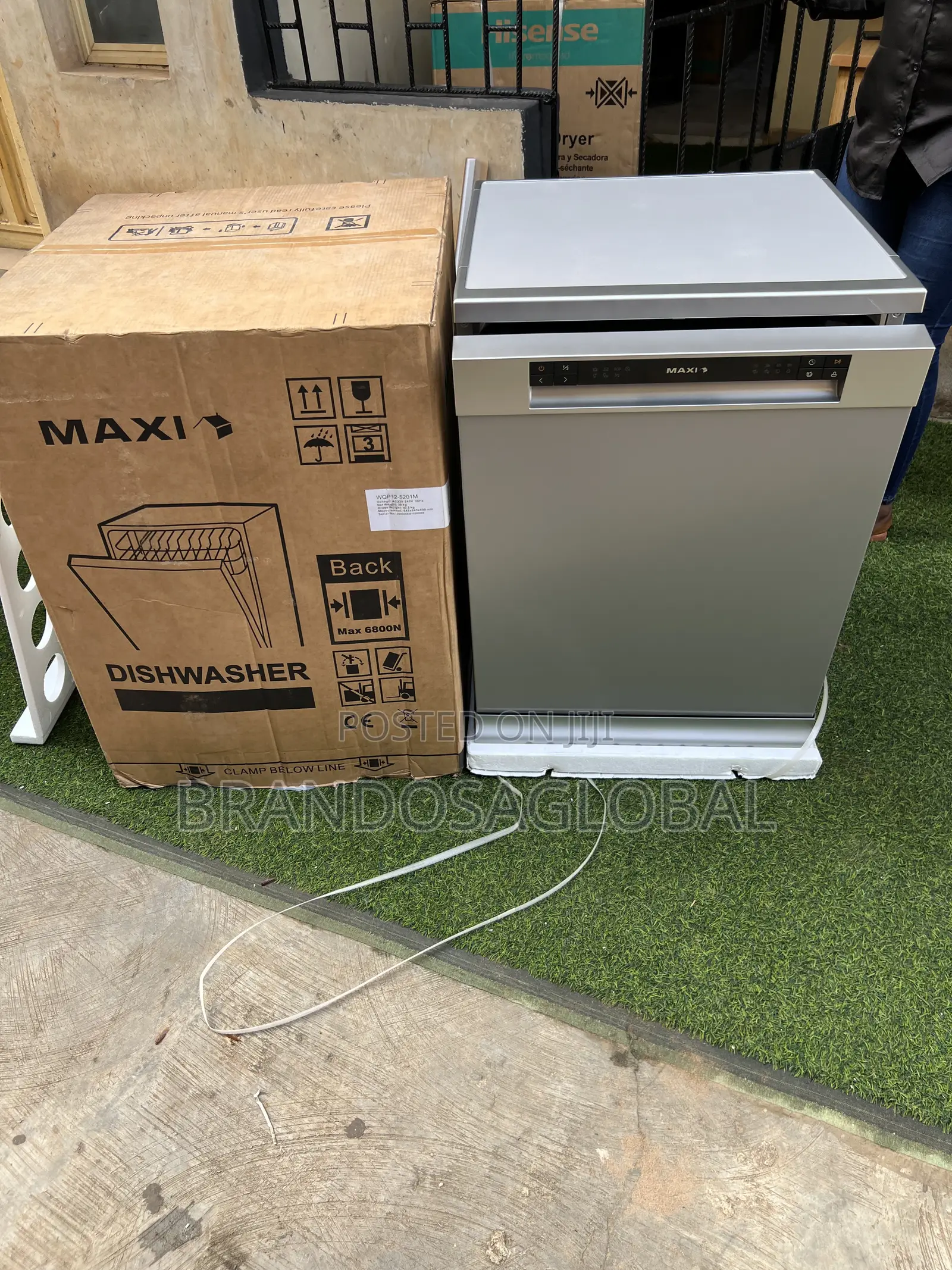Original Maxi Wqp12-5201m Dishwasher With Multiple Programs