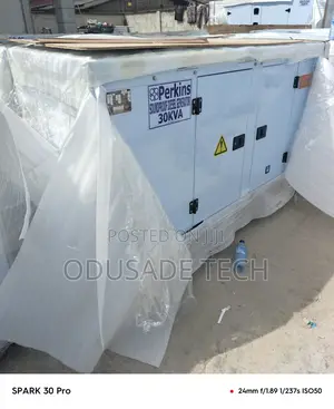 Perkins 30kva Generator With Advanced Sound Control