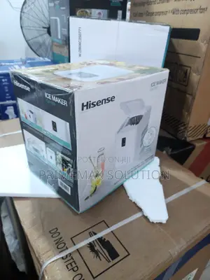 Hisense Rapid Ice Maker - 12kg in 24 Hours, Bullet Cubes