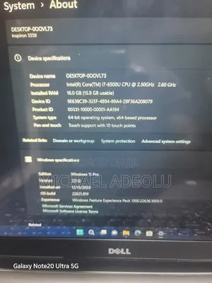 Laptop Dell Inspiron 15 5000 16GB Intel Core i7 HDD 1T
