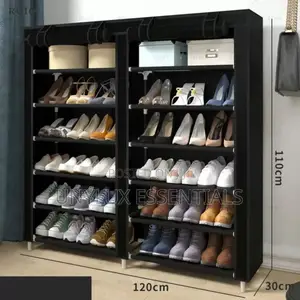 Double Row Shoe Cabinet