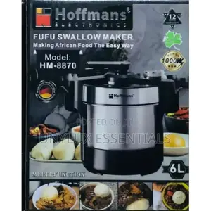 Hoffmans 6l Swallow Maker All Purpose Machine - Yam + Fufu Pounder