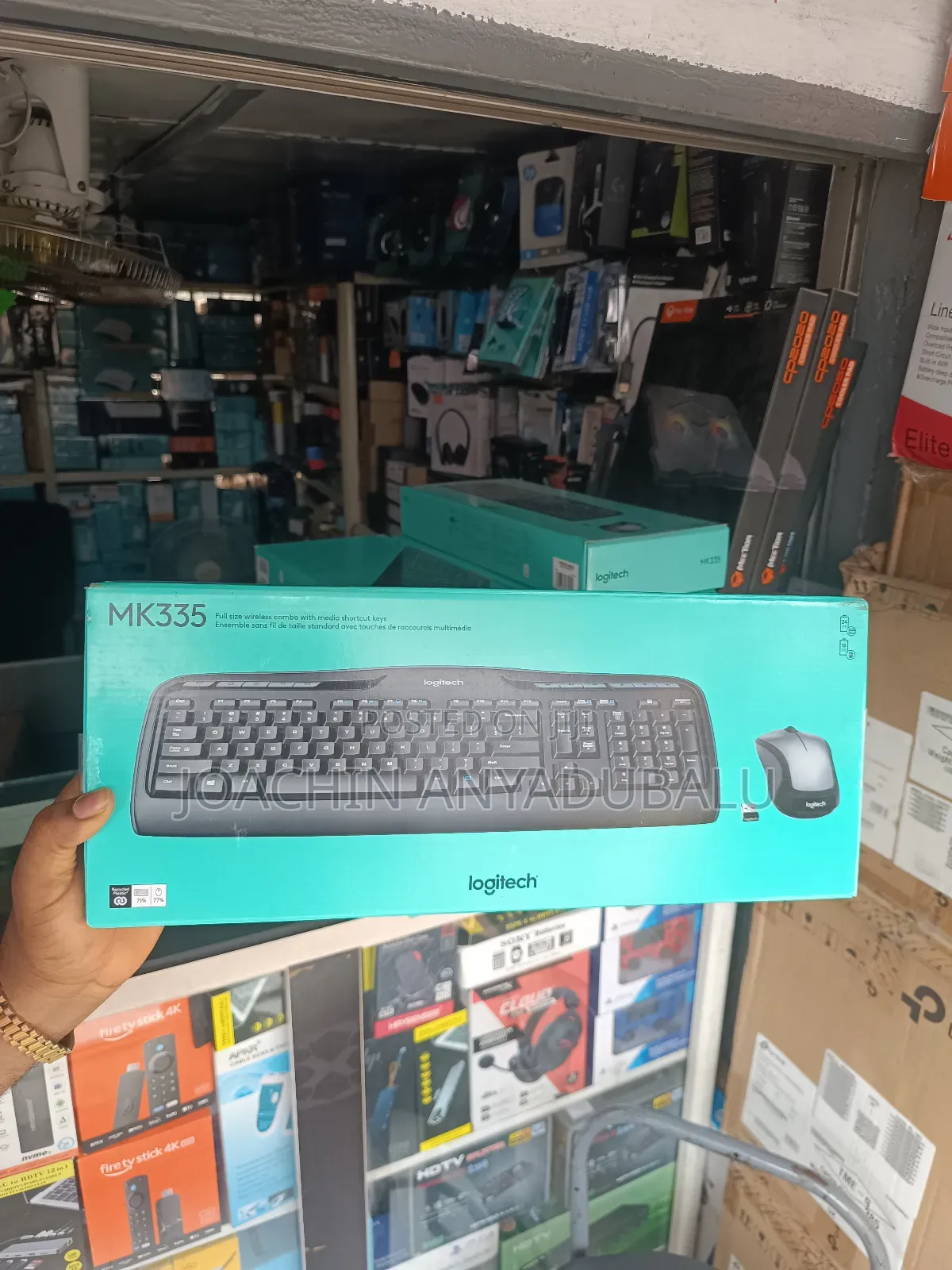 Ļogitech Mk335 Wireless Keyboard Mouse With Long-Range Wireless