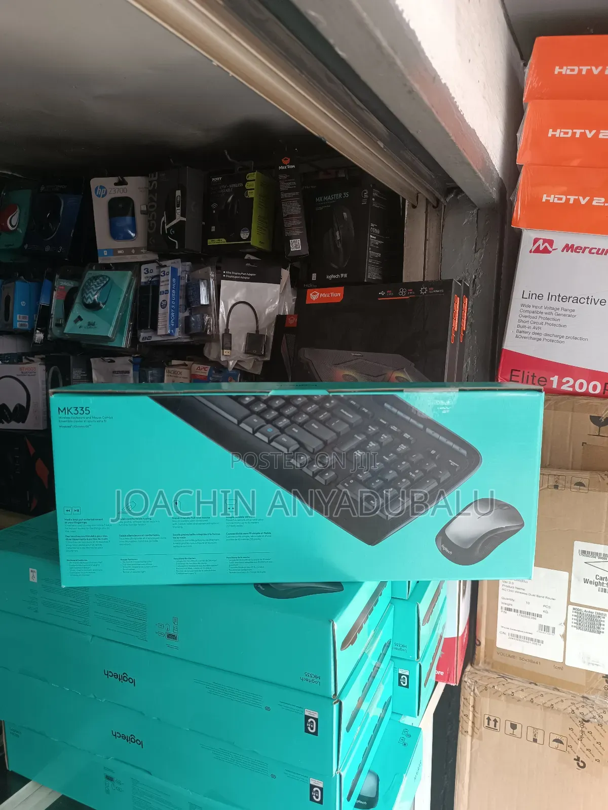 Ļogitech Mk335 Wireless Keyboard Mouse With Long-Range Wireless