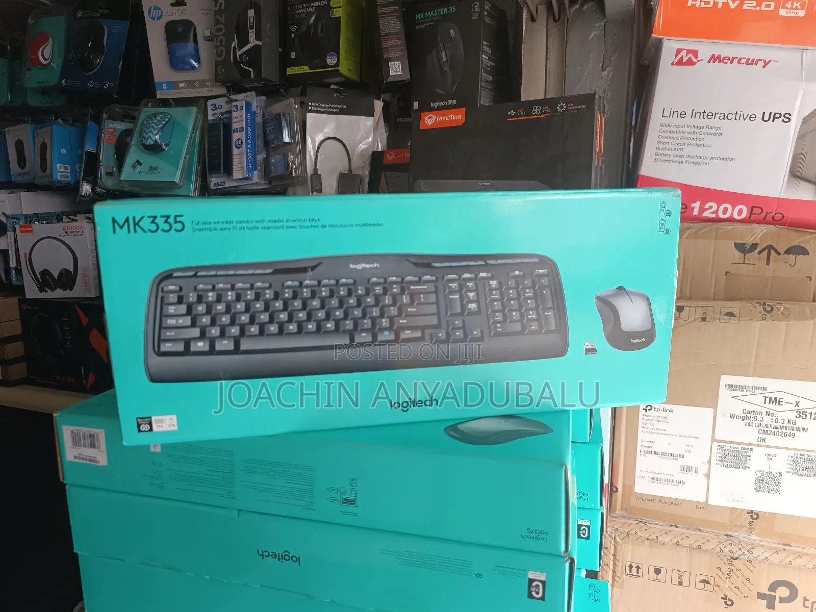 Ļogitech Mk335 Wireless Keyboard Mouse With Long-Range Wireless