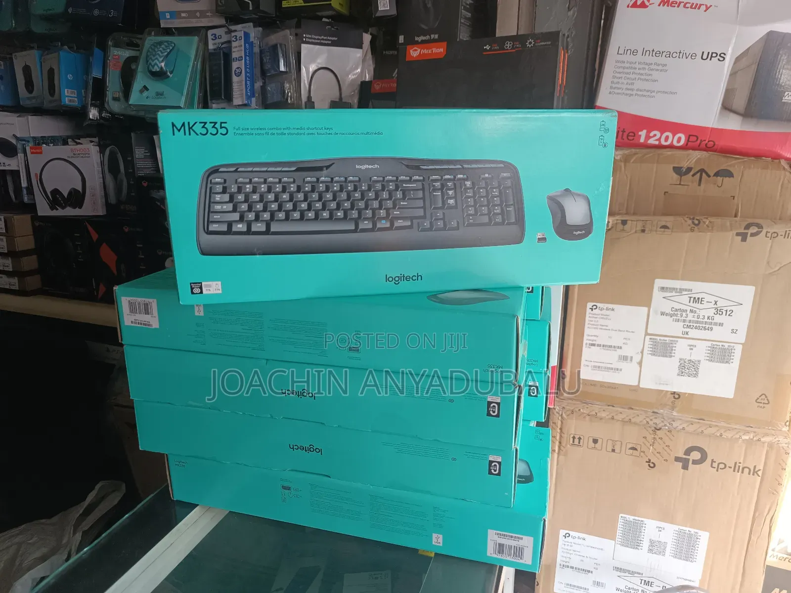 Ļogitech Mk335 Wireless Keyboard Mouse With Long-Range Wireless