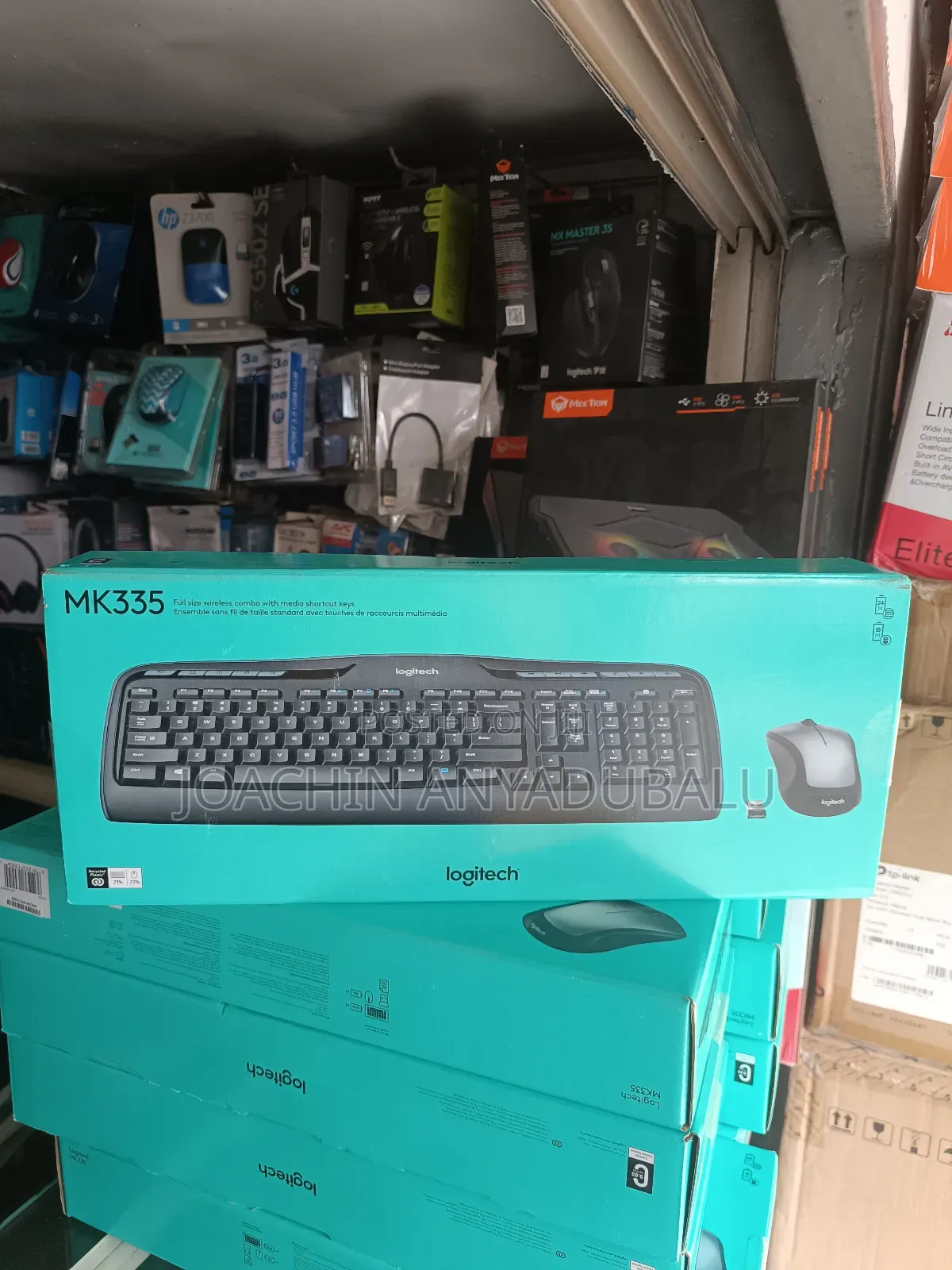 Ļogitech Mk335 Wireless Keyboard Mouse With Long-Range Wireless