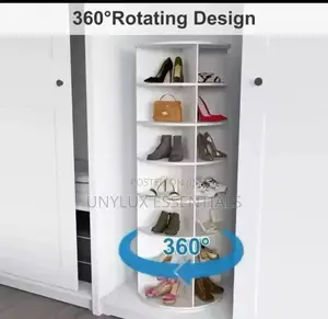 360° Rotating Shoe Rack