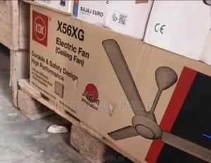 Kdk Electric Ceiling Fan With Remote Control, (140cm).