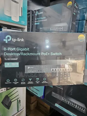 Tplink 8 Port Gigabit Desktop Rackmount Poe+ Switch