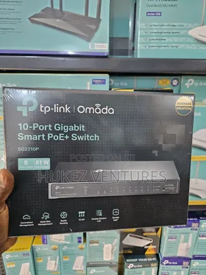 Tplink Jetstream 10 Port Gigabit Smart Poe+ Switch