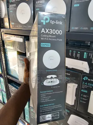 Tplink Ax3000 Wifi 6 Ceiling Mount Access Point Eap650