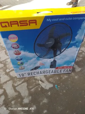 Quasa 18inches Rechargeable Fan(Copper Version)N