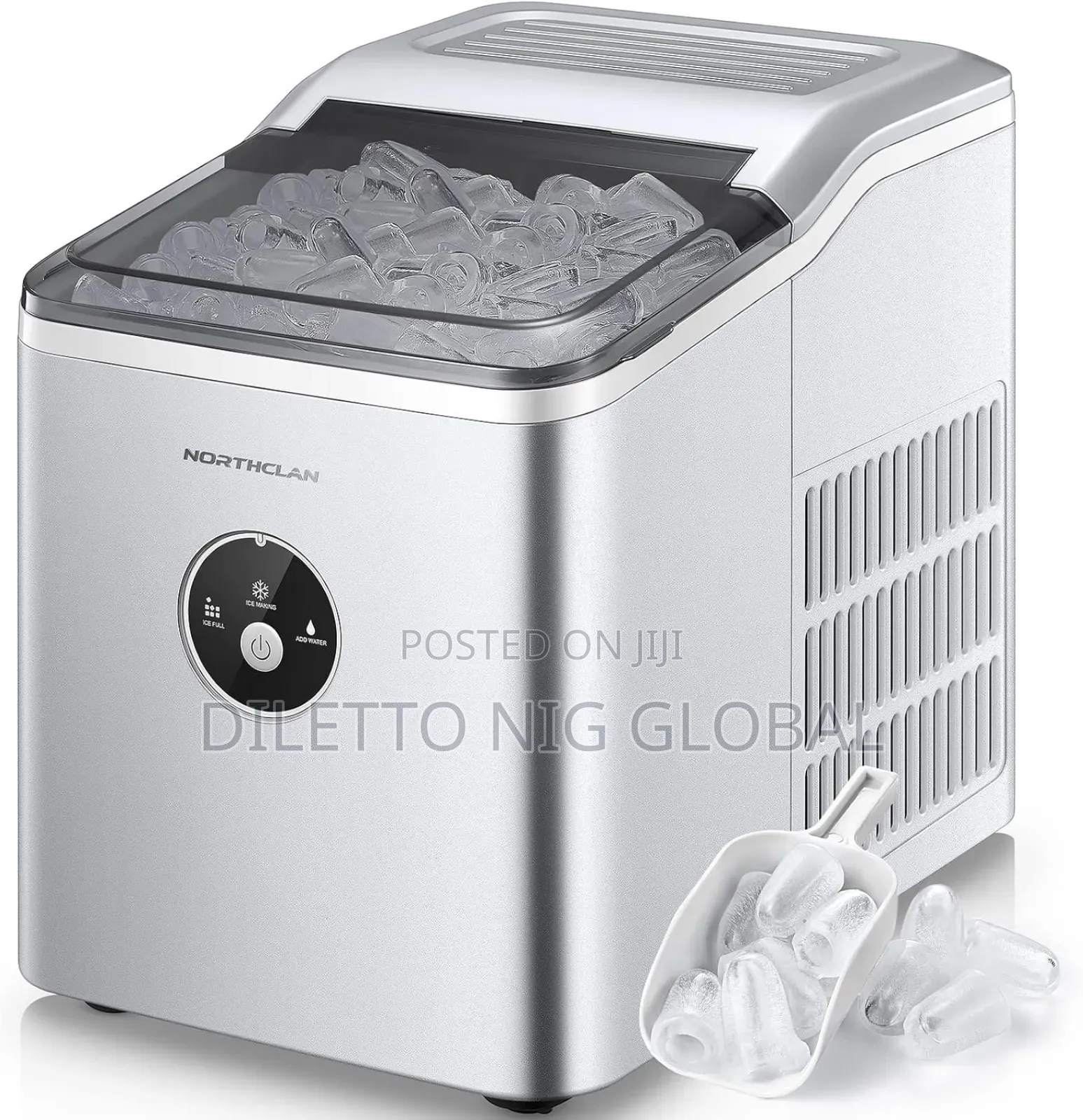 2.1l Countertop Ice Cube Maker With Led Display