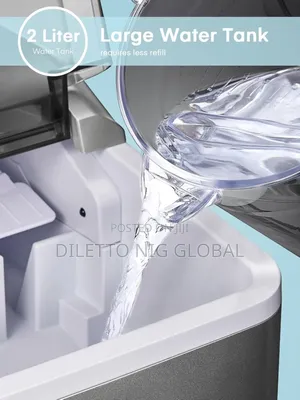2.1l Countertop Ice Cube Maker With Led Display