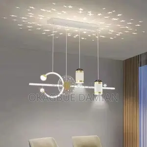Gold Modern Chandelier Lamp
