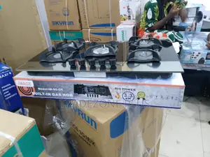 Image Five-Burner Gas Hob With Wide 90×60 Cm Cooking Surface