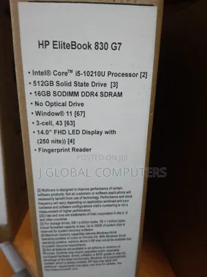 New Laptop HP EliteBook 840 G7 8GB Intel Core I5 SSD 512GB