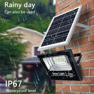 Ip67 Solar Flood Light With Remote Control Water Resistance 200w