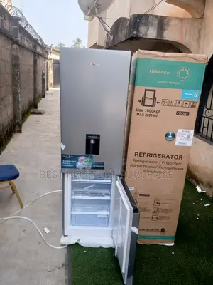 Brand New Hisense Rd-35dcb-Rd 264l Double Door Fridge Low Noise Water