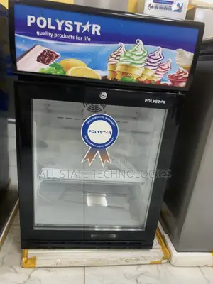 Polystar Single Door Black Drink Chiller