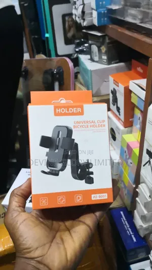 Pz-8001 Universal Bicycle Phone Holder – 360° Clip Mount