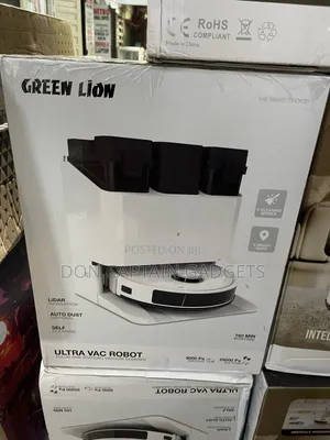 Green Lion Ultra Vac Robot Vacuum Cleaner ( All in One Station )